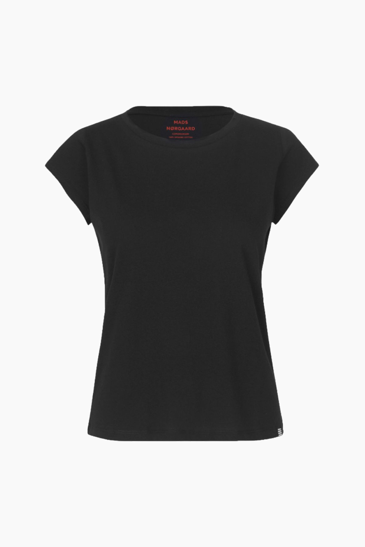 Organic Jersey Teasy Tee - Black - Mads Nørgaard - Sort L