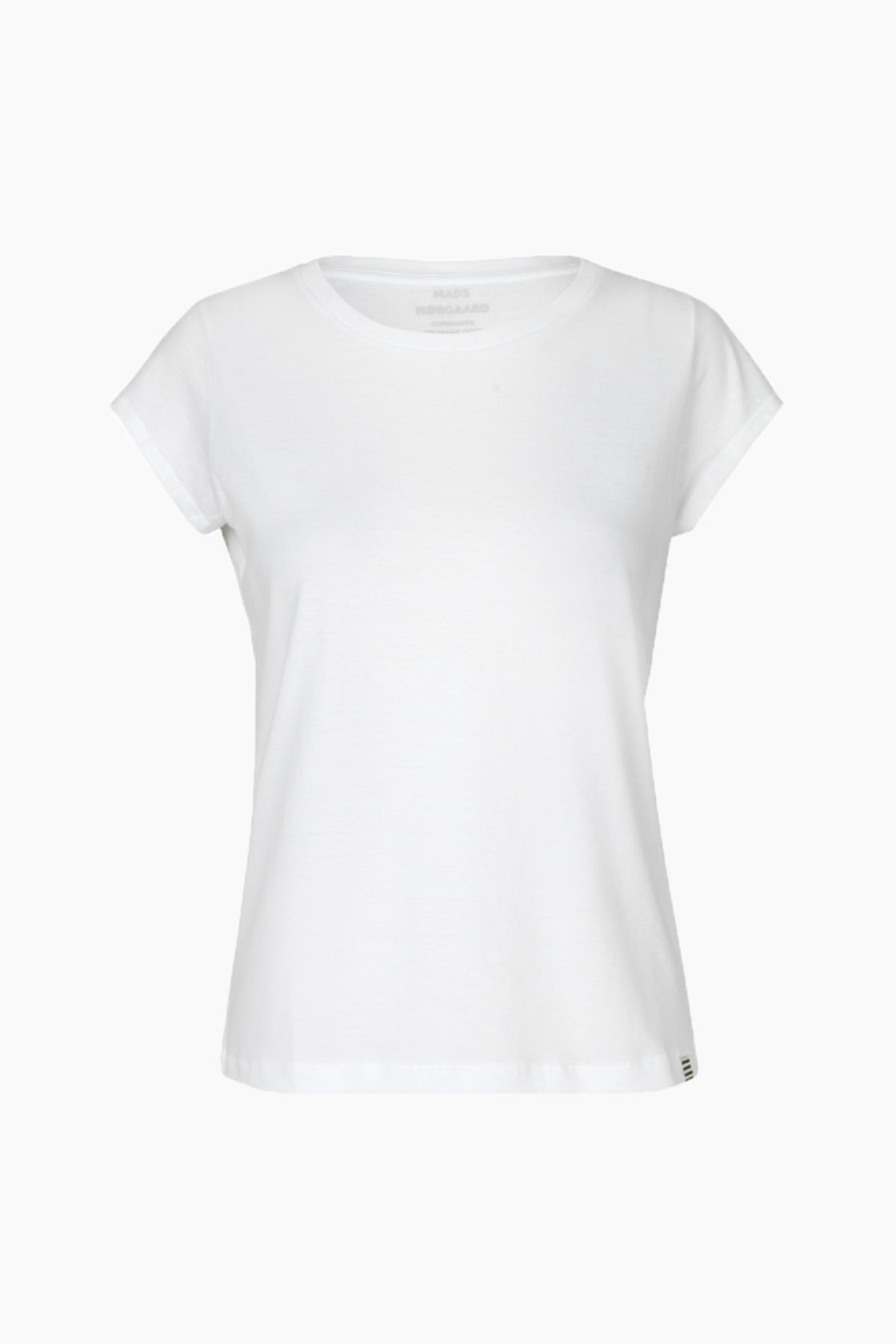 Organic Jersey Teasy Tee - White - Mads Nørgaard - Hvid L