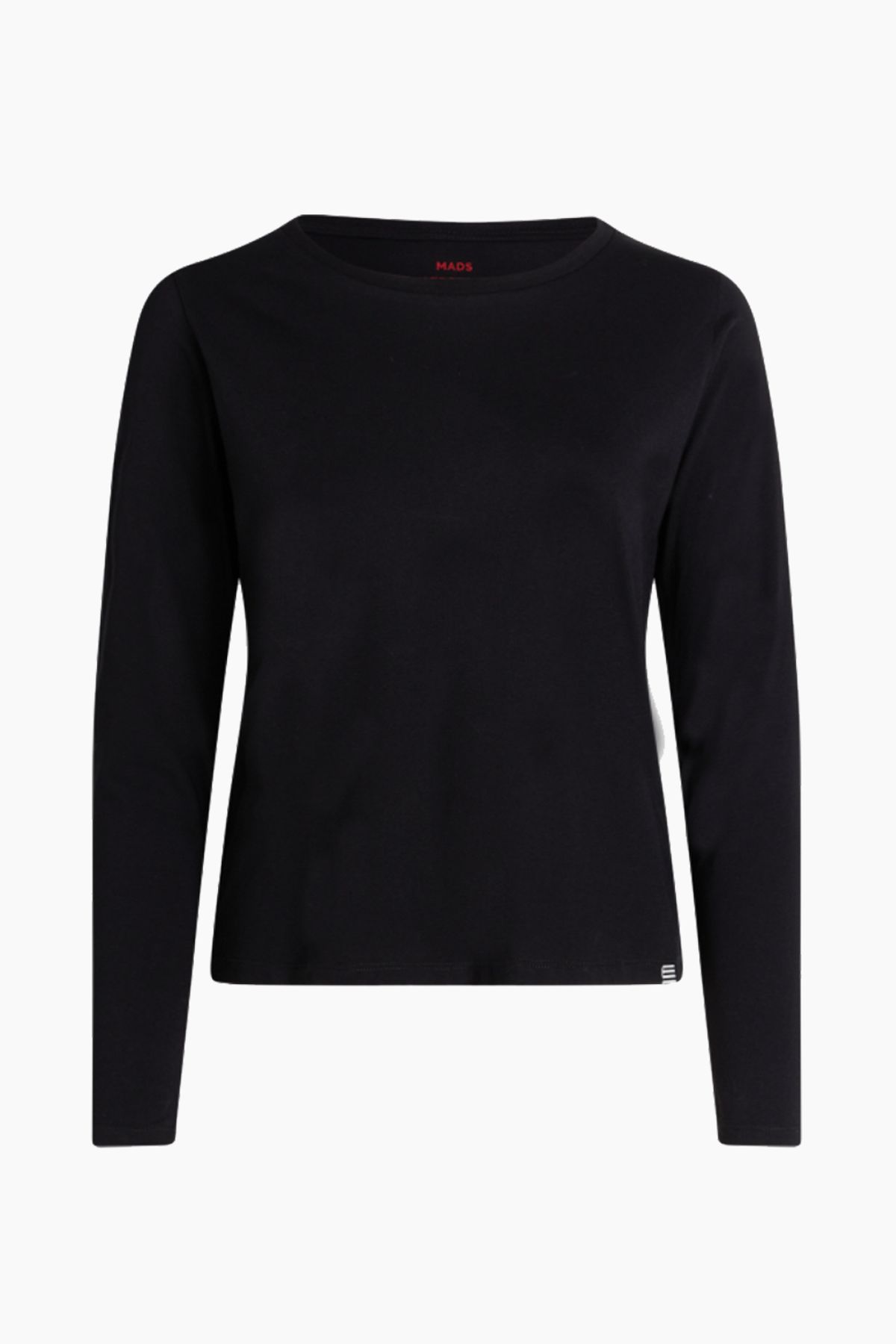 Organic Jersey Tenna Tee - Black - Mads Nørgaard - Sort XS