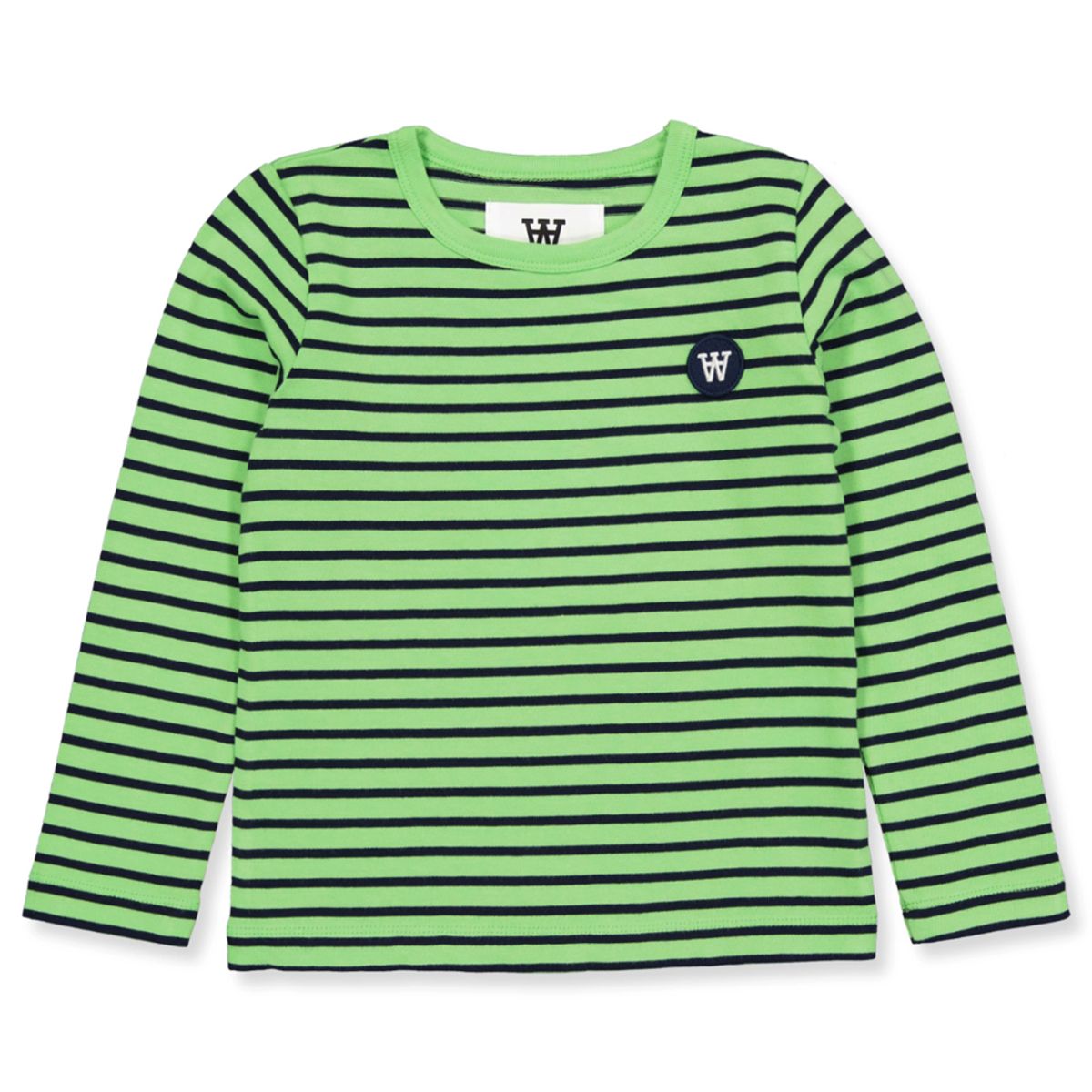 Organic Kim stribet bluse (7-8 år)