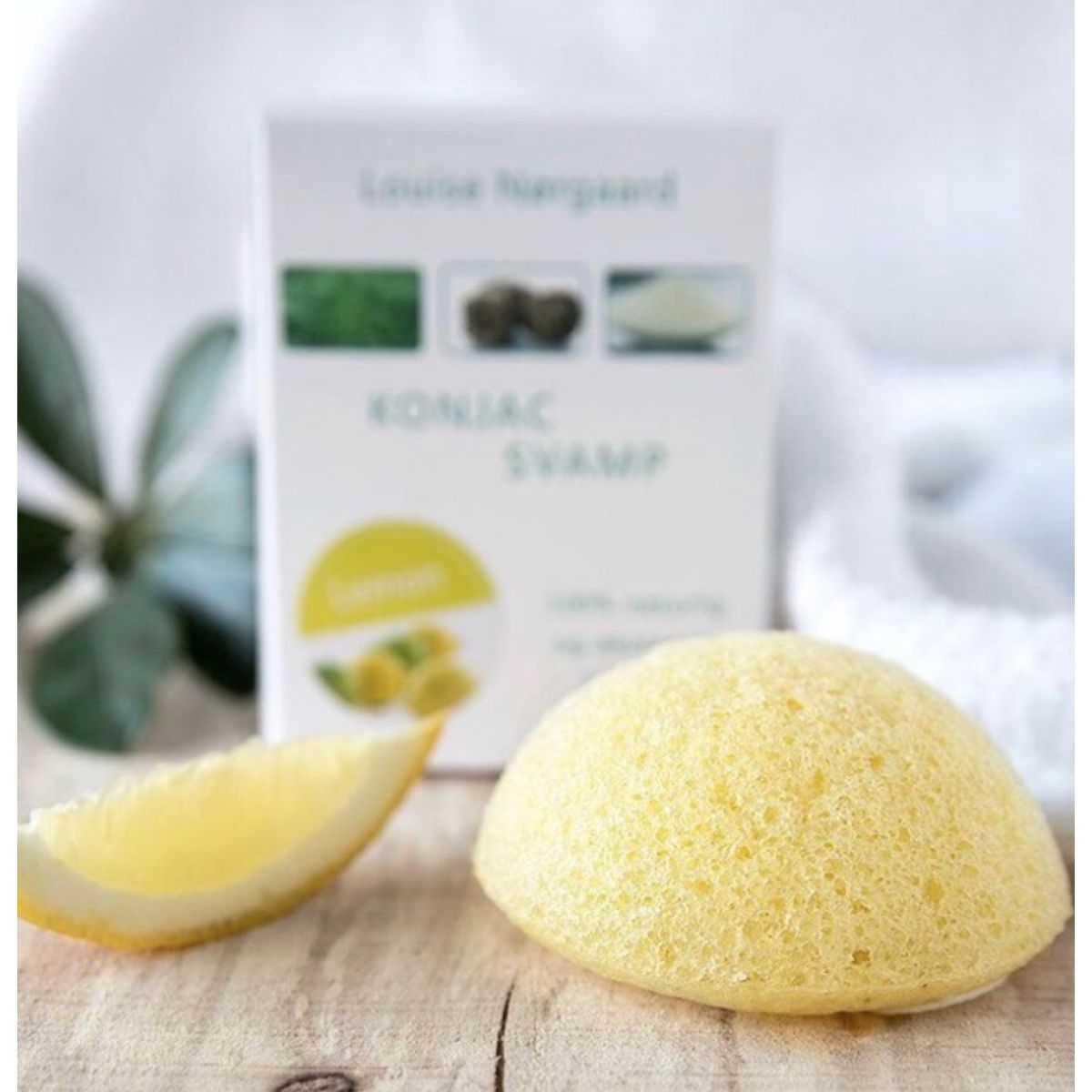 Organic Konjac Lemon svamp