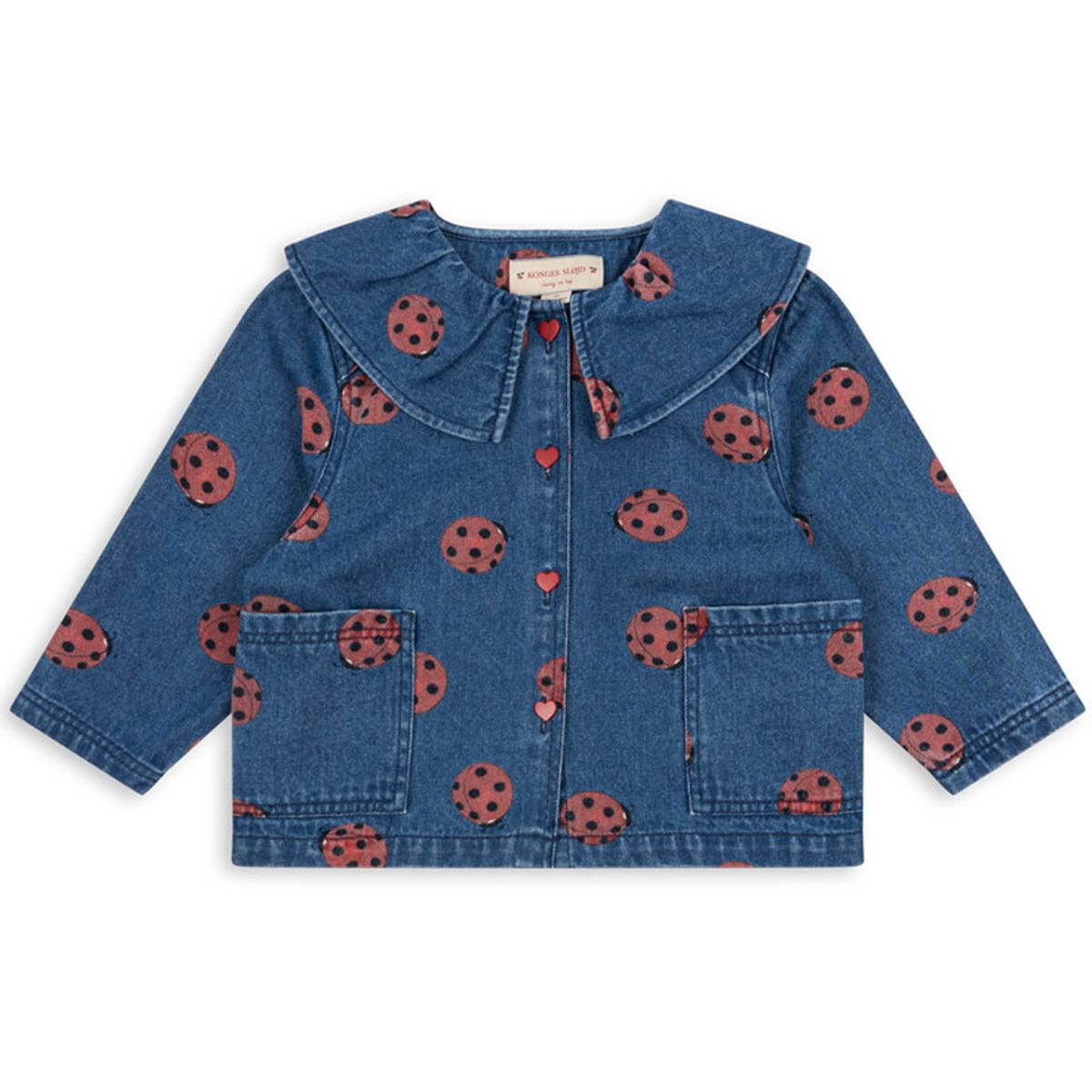 Organic Magot ladybug denimskjorte (7-8 år)