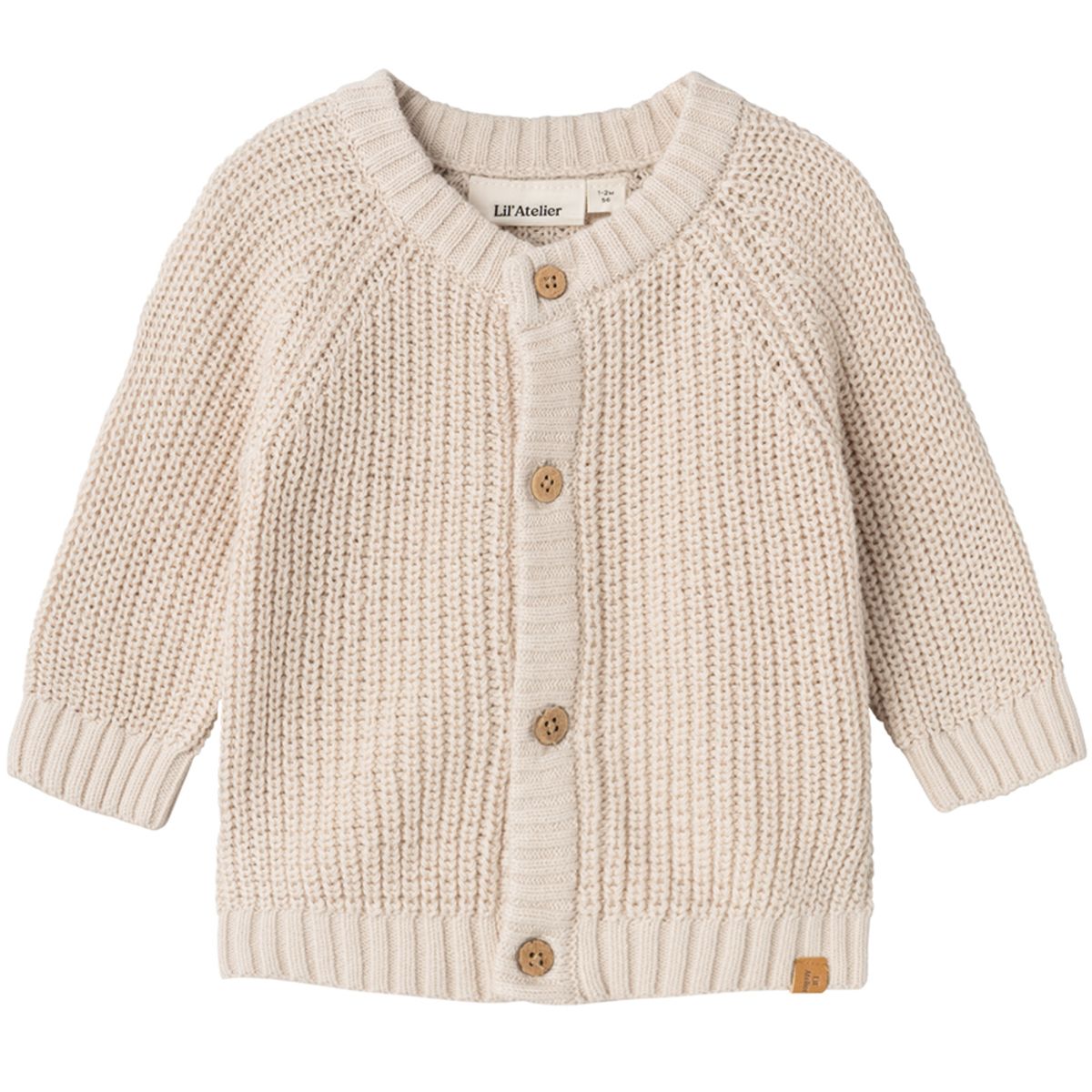 Organic NBNEmlen cardigan (3 mdr/62 cm)