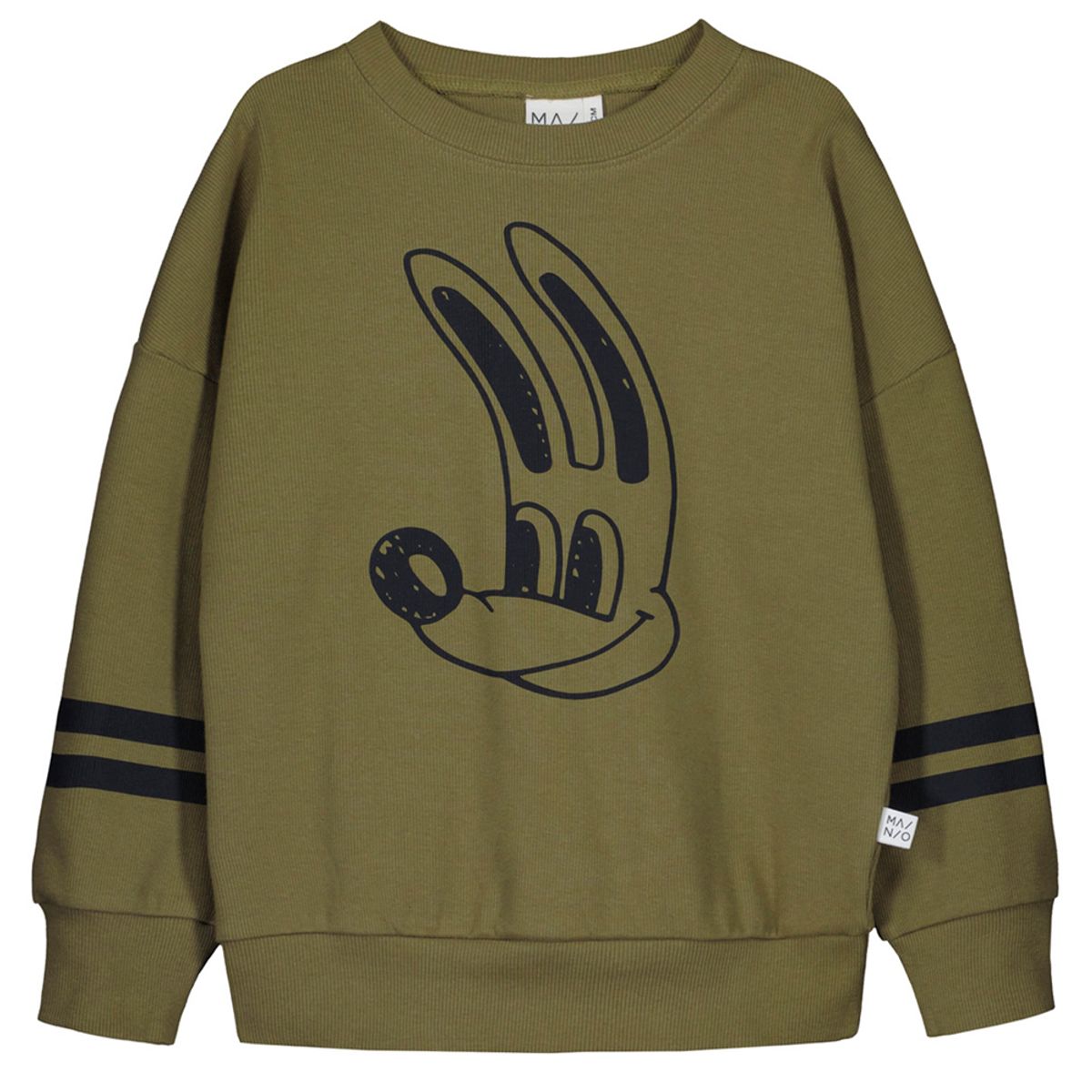 Organic rib sweatshirt (86-92 cm)