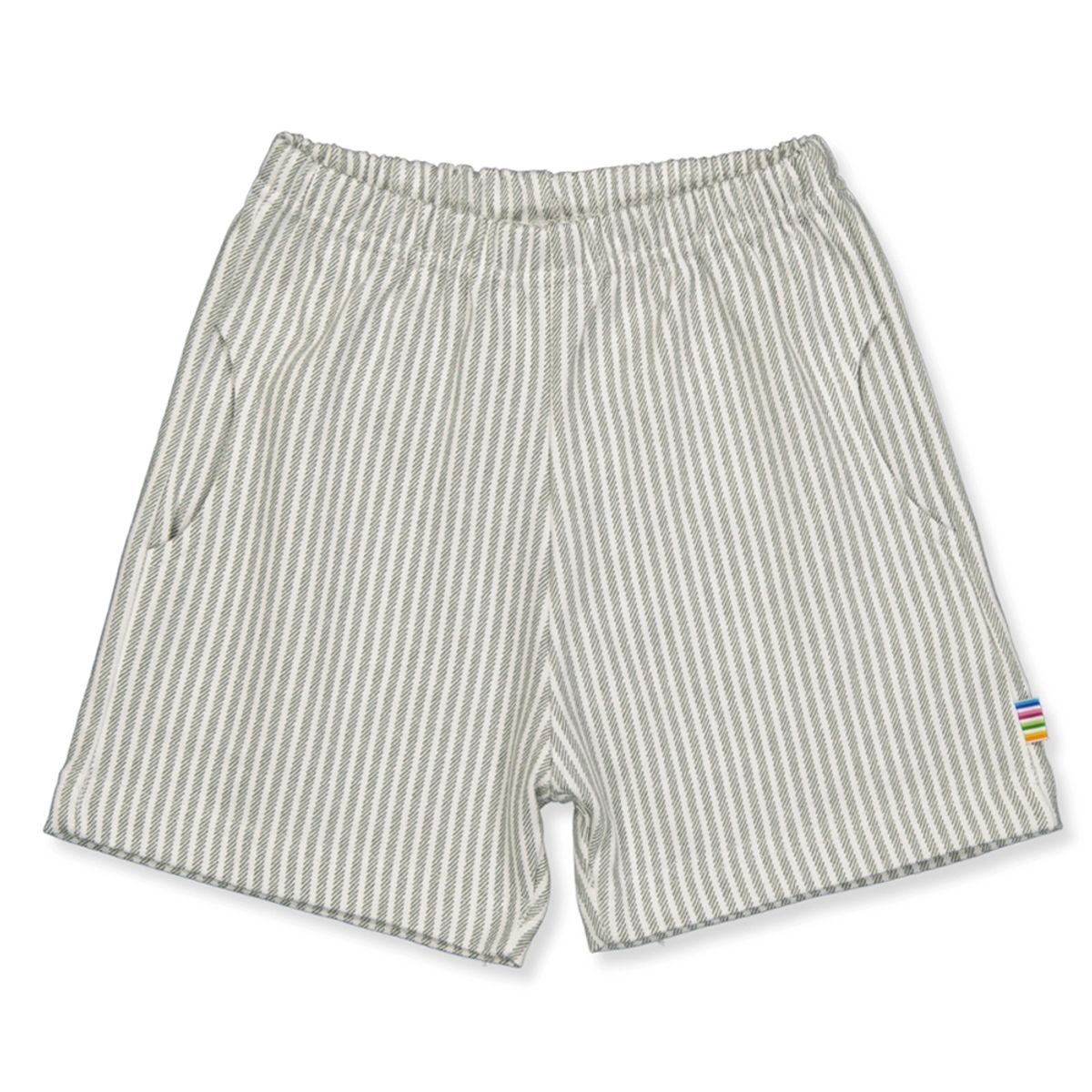 Organic stribet shorts (80 cm)