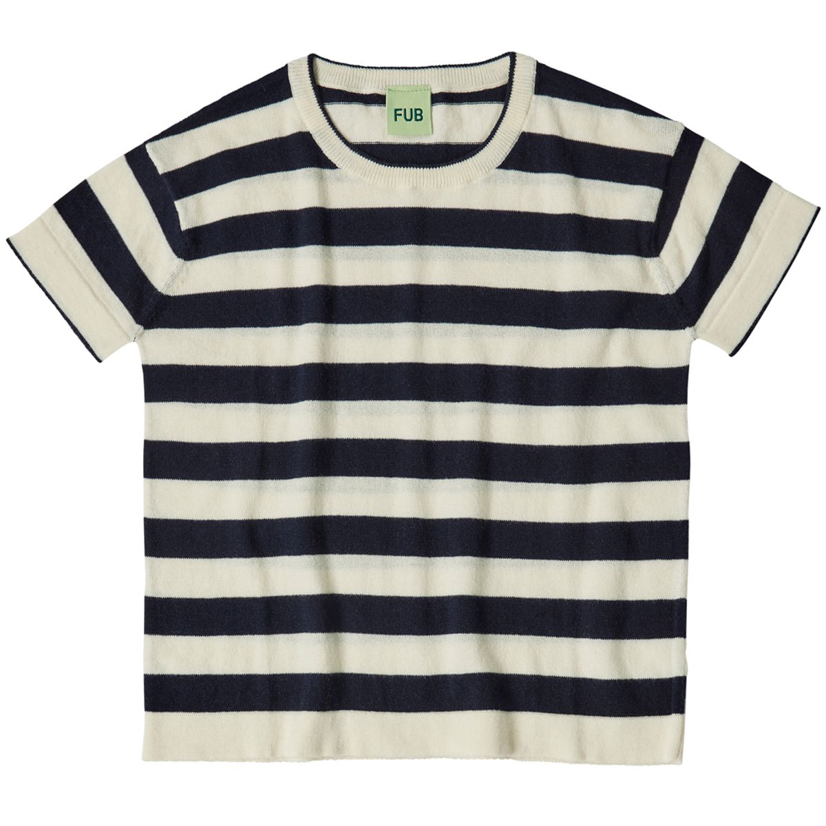 Organic stribet t-shirt (100)