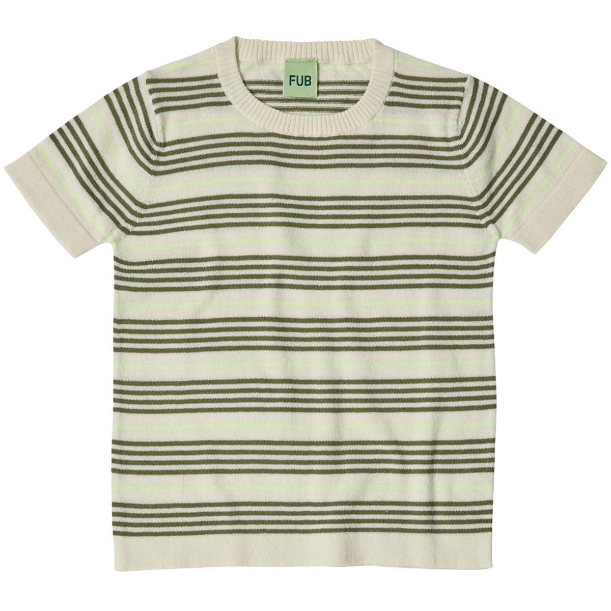 Organic stribet t-shirt (110)