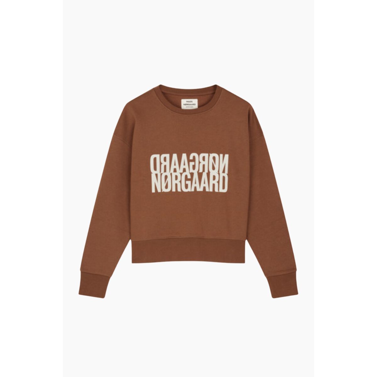 Organic Sweat Tilvina Sweatshirt - Cambridge Brown - Mads Nørgaard - Brun M