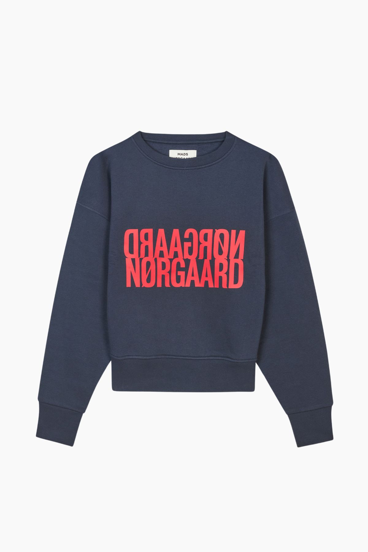 Organic Sweat Tilvina Sweatshirt - Parisian Night - Mads Nørgaard - Blå L