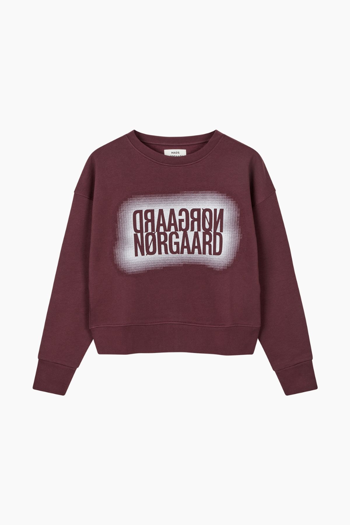 Organic Sweat Tilvina Sweatshirt - Sassafras - Mads Nørgaard - Bordeaux M