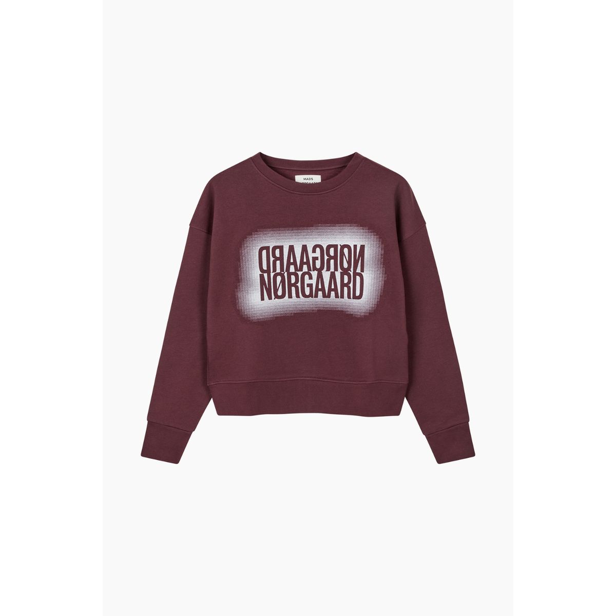 Organic Sweat Tilvina Sweatshirt - Sassafras - Mads Nørgaard - Bordeaux S