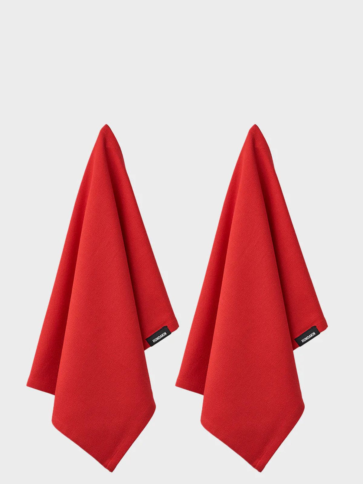 Organic Tea Towel - 2 pack - Rushing Red