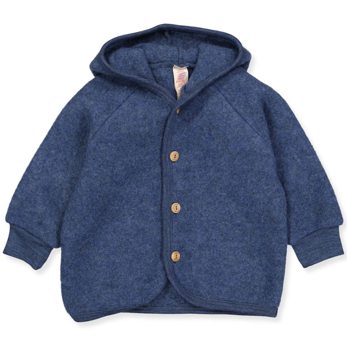 Organic uldfleece cardigan (62-68 cm)