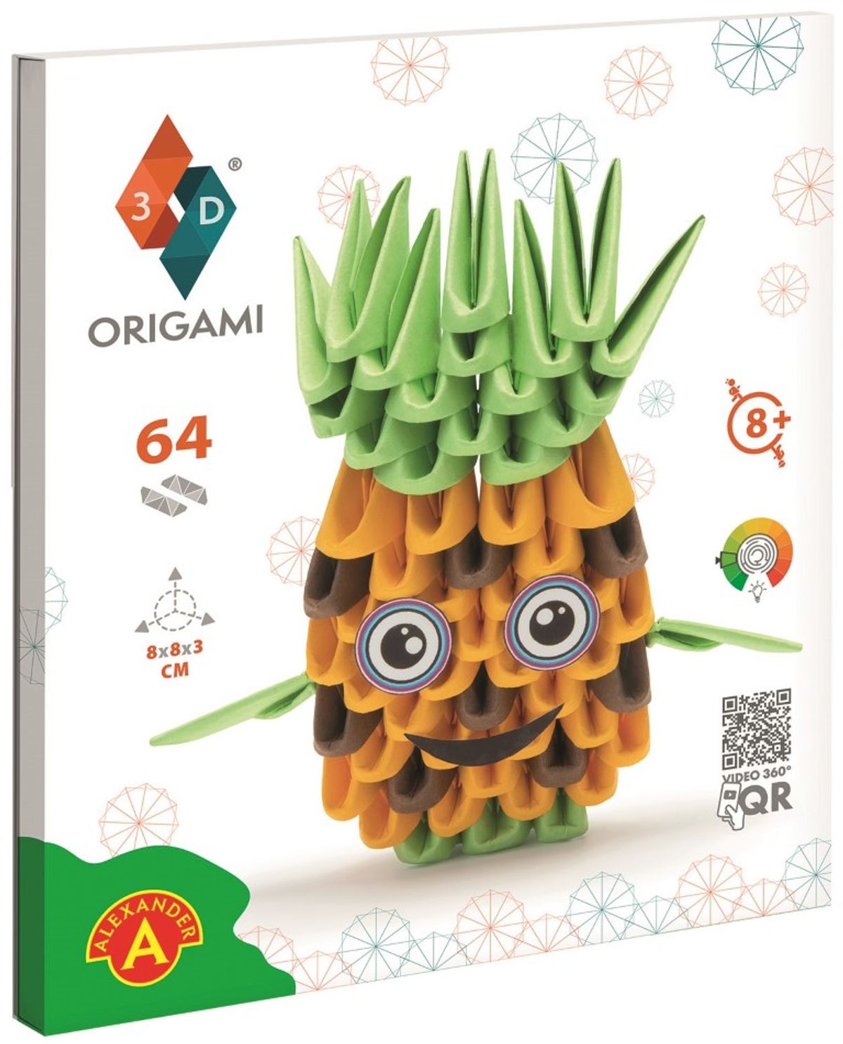 Origami 3D - Ananas