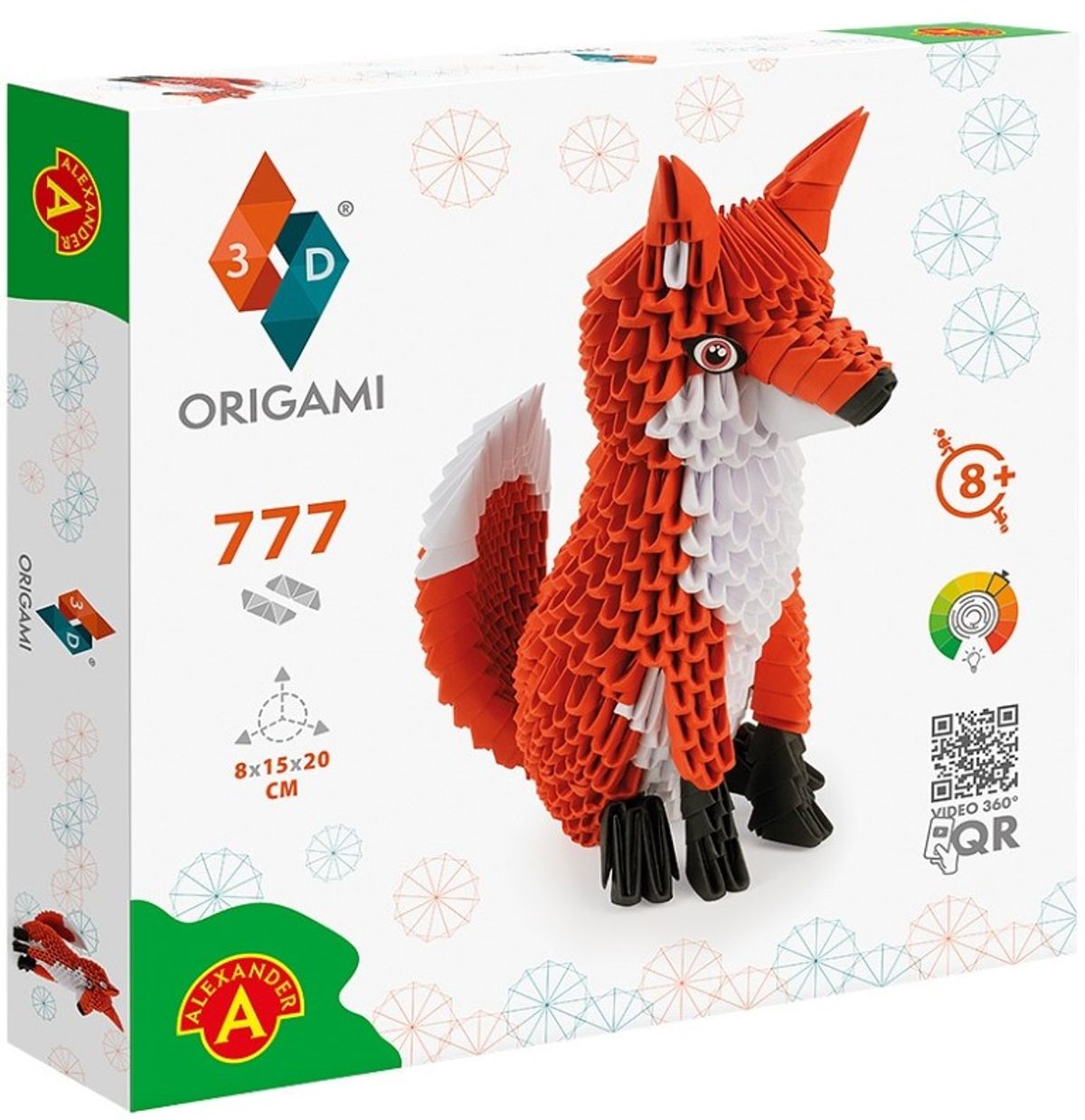 Origami 3D - Ræv