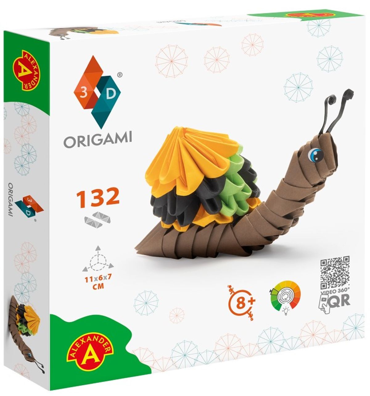 Origami 3D - Snegl