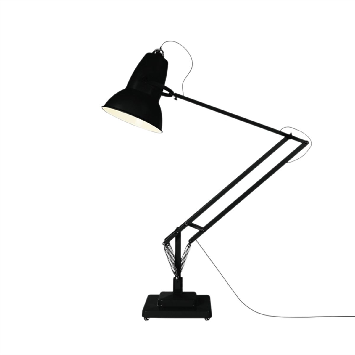 Original 1227 giant gulvlampe, sort