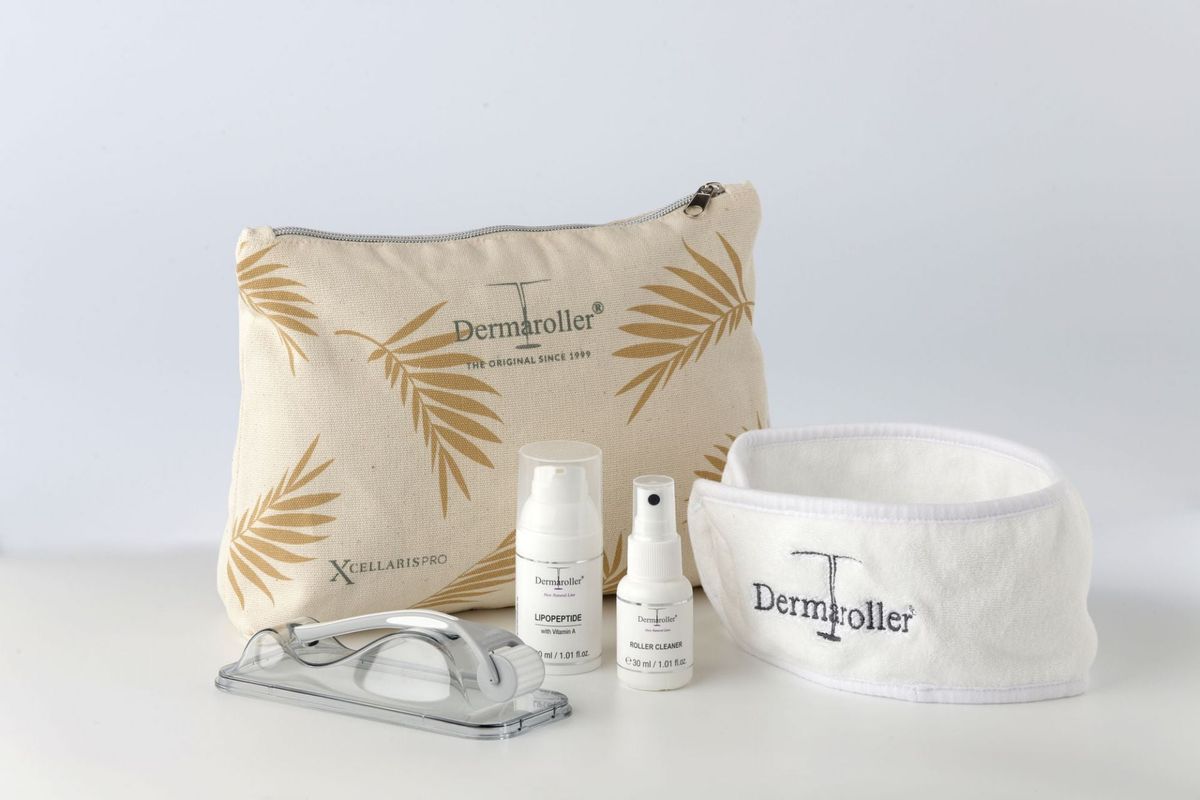 Original Dermaroller © Starter Kit inkl. lipopeptide og roller rens