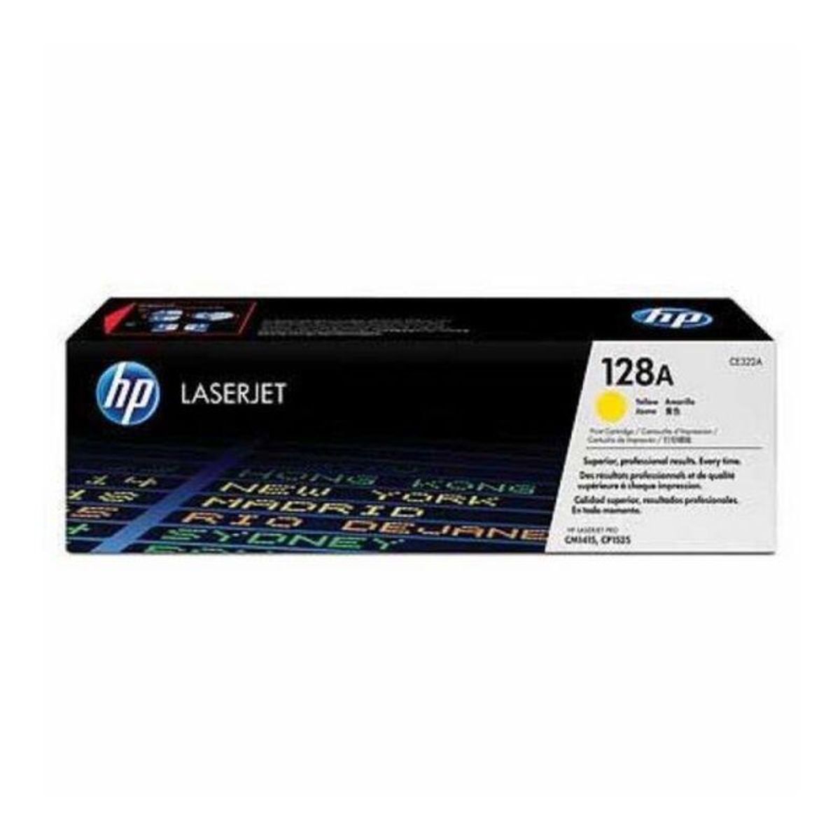 Original toner Hewlett Packard CE322A Gul (1 enheder)