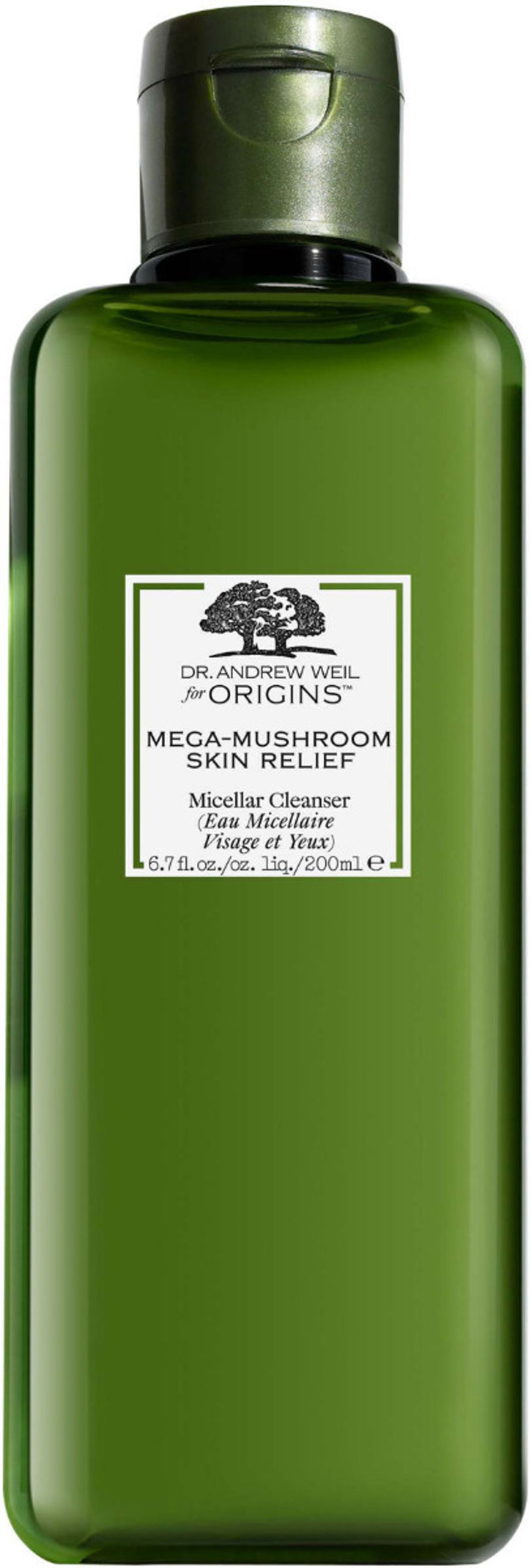 Origins mega-mushroom skin relief micellar cleanser 200ml