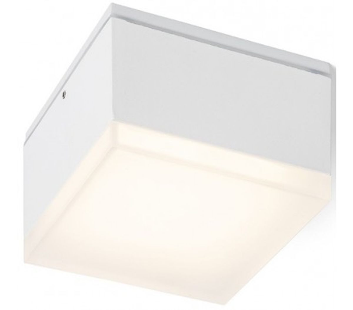 ORIN SQ Badeværelseslampe spot 10W LED - Hvid/Satineret