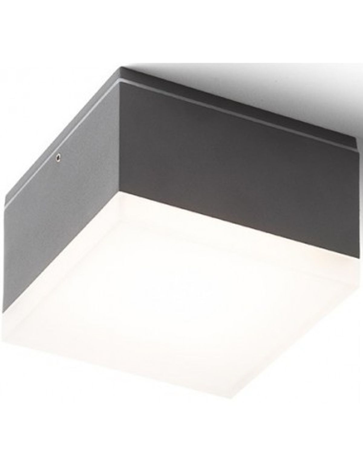 ORIN SQ udendørs påbygningsspot 10,8 x 10,8 cm 10W LED - Antracit