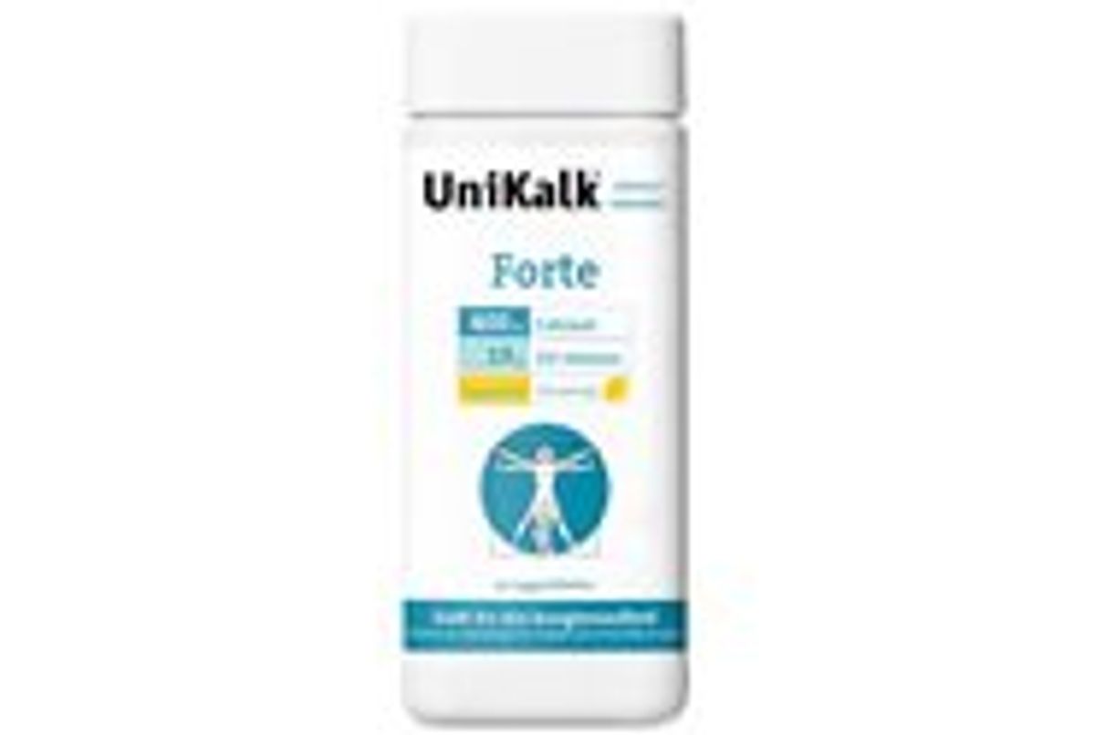 Orkla UniKalk Forte tyggetablet m. citrussmag 90 tab.