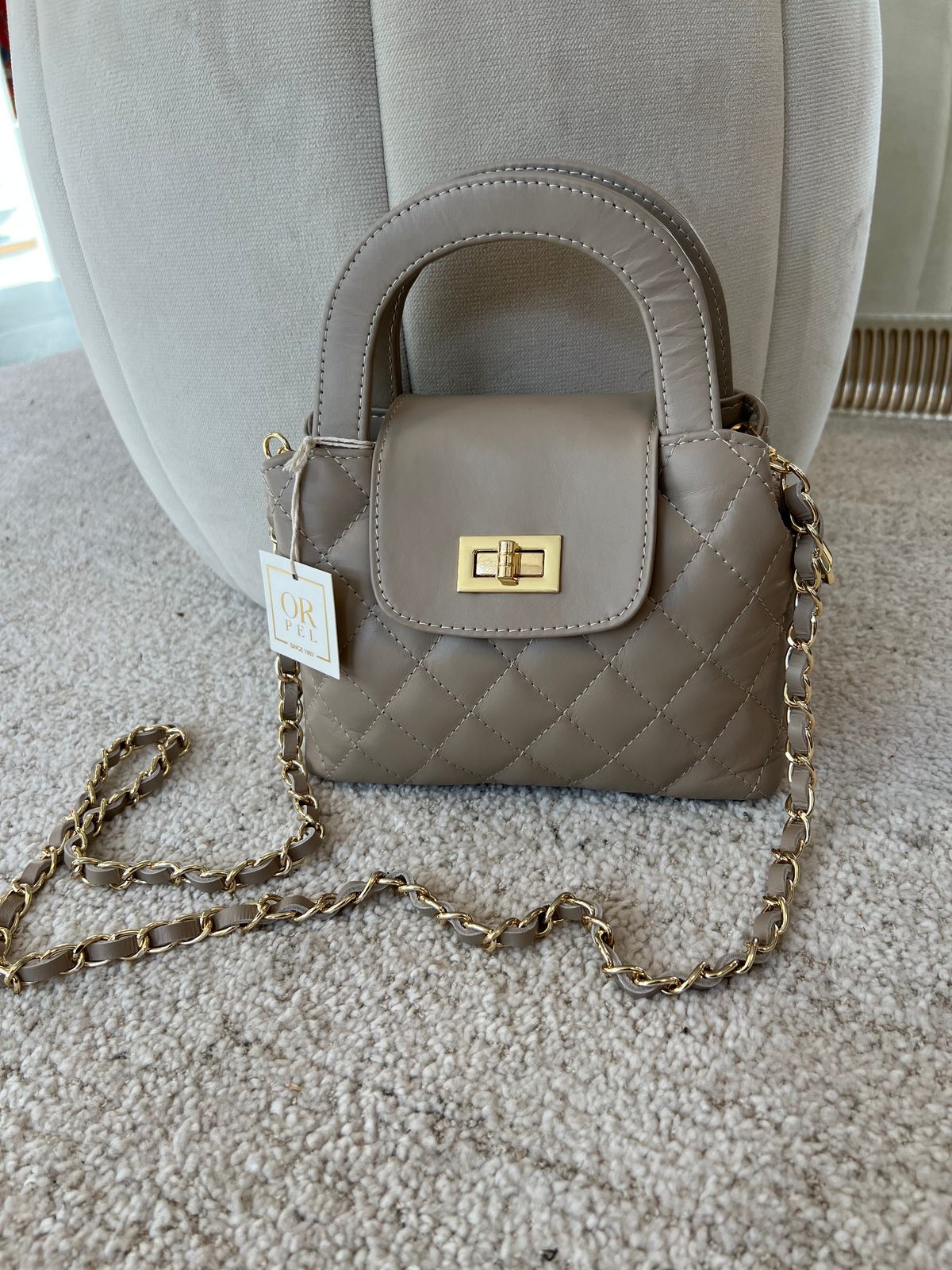 Orpel beige handbag