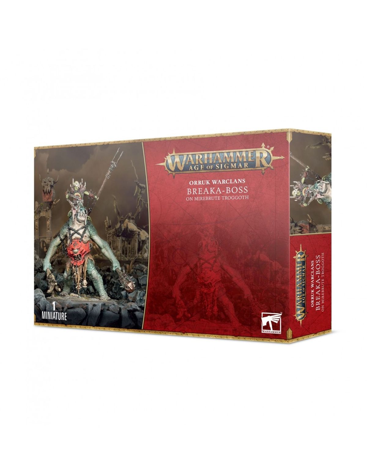 Orruk Warclans: Breaka-Boss on Mirebrute - Age of Sigmar