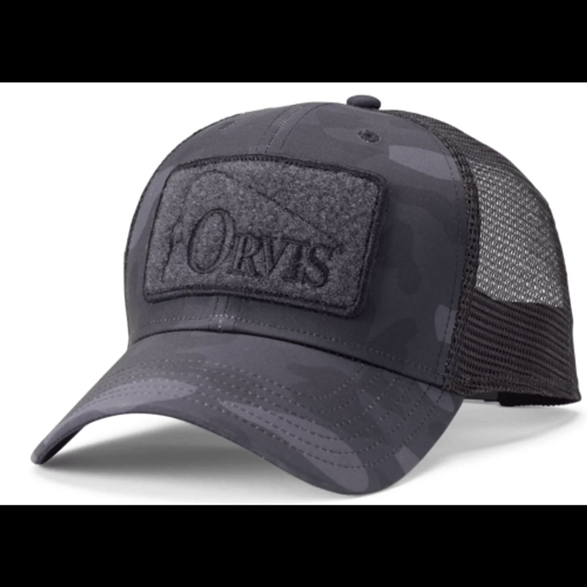 Orvis 1971 Camo Trucker Cap Blackout/Camo