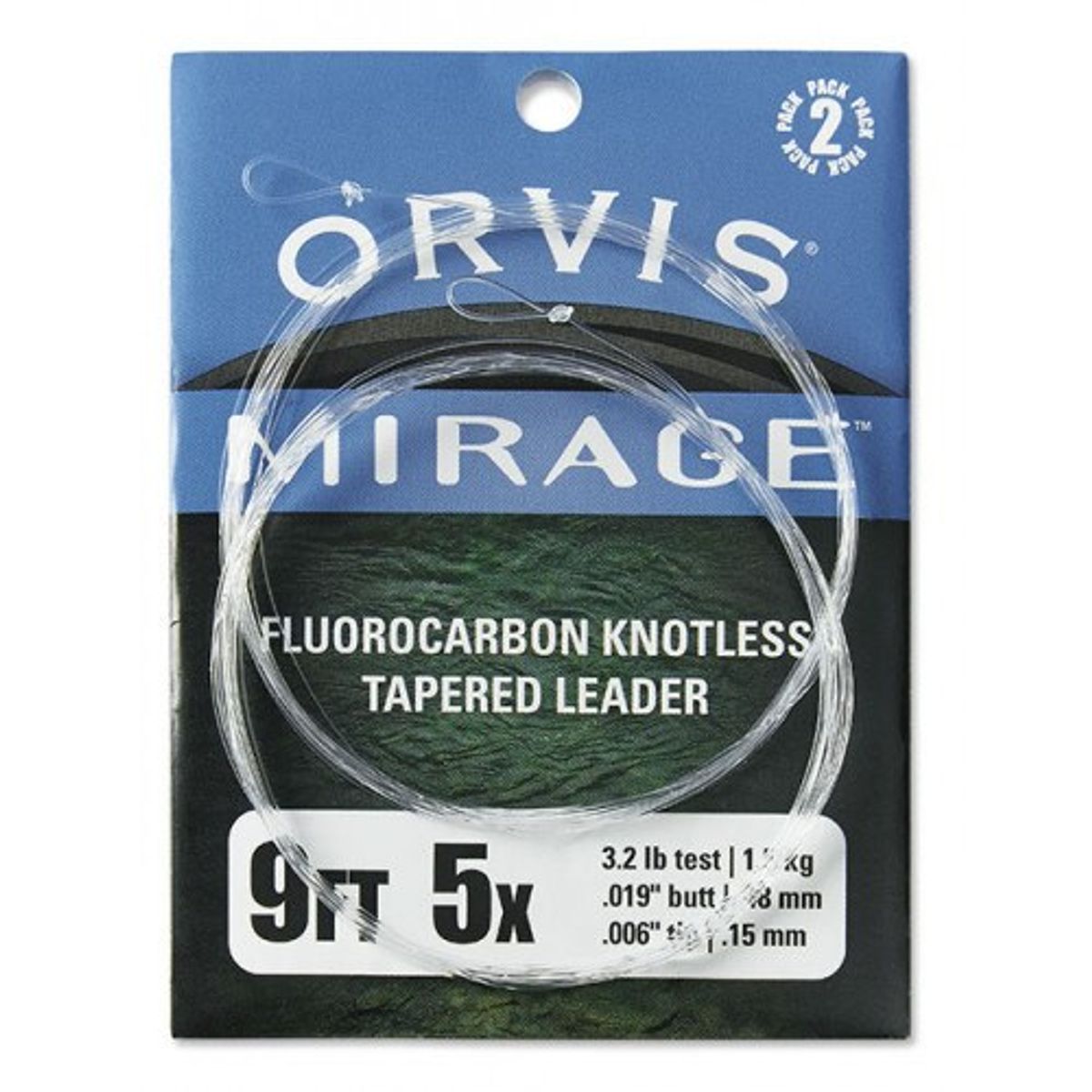 Orvis Mirage Big Game Fluorocarbon Forfang 2stk.