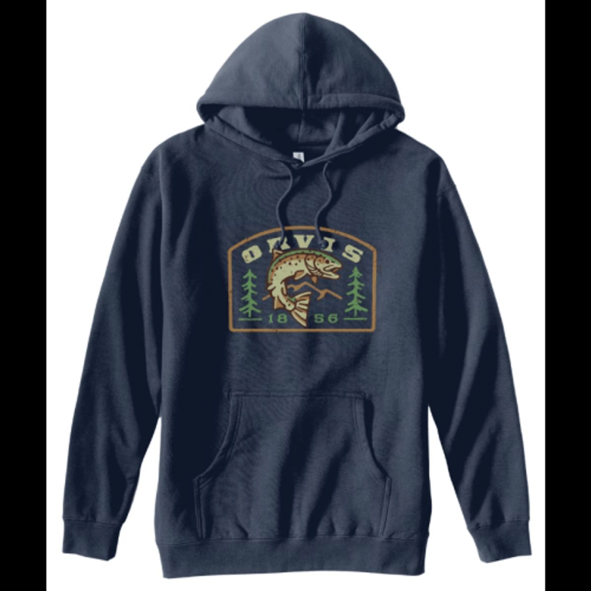 Orvis Mountain Trout Hoodie Navy