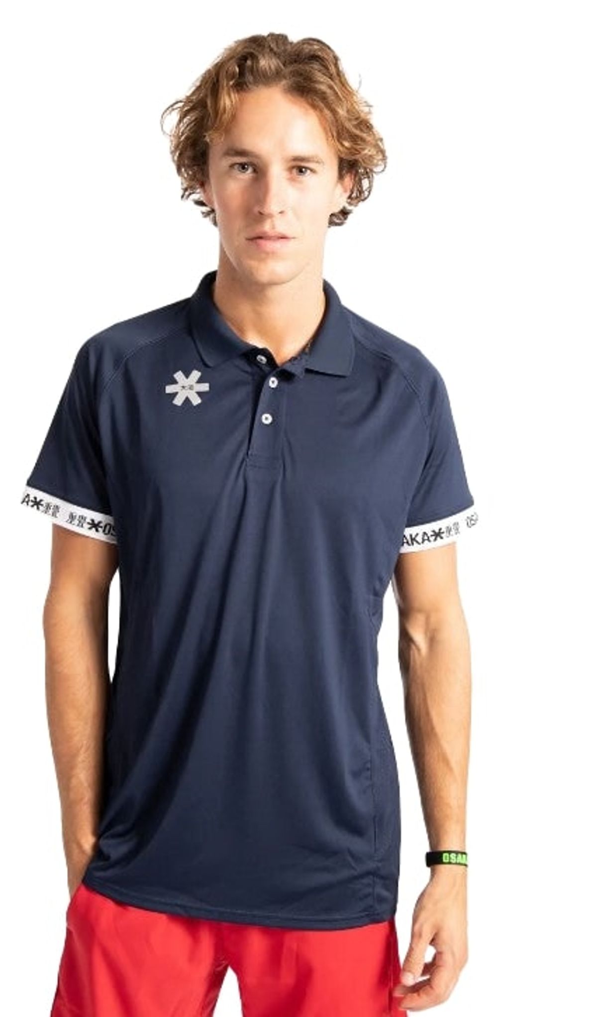 Osaka Men's Polo Jersey (Mørkeblå) - L