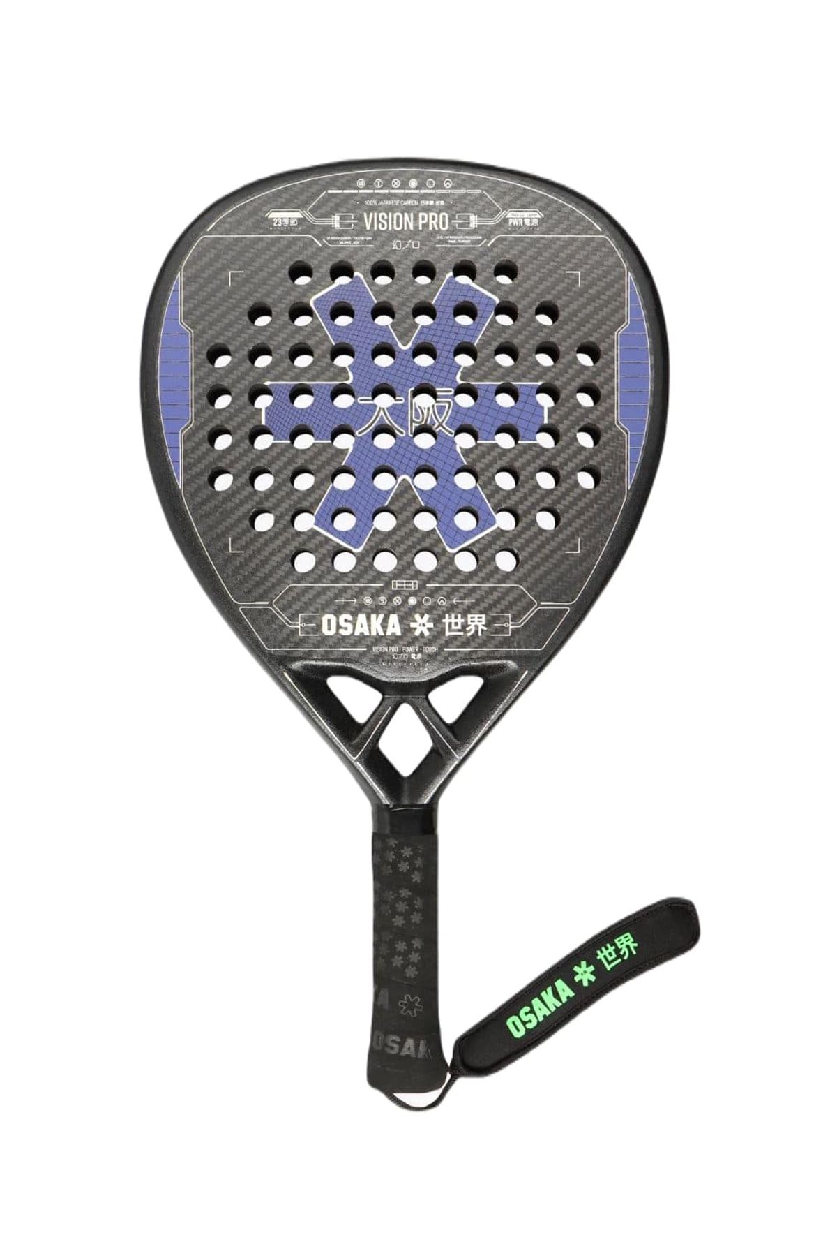 Osaka Vision Pro Power Touch 2023 Padelbat (Purple/Sand)