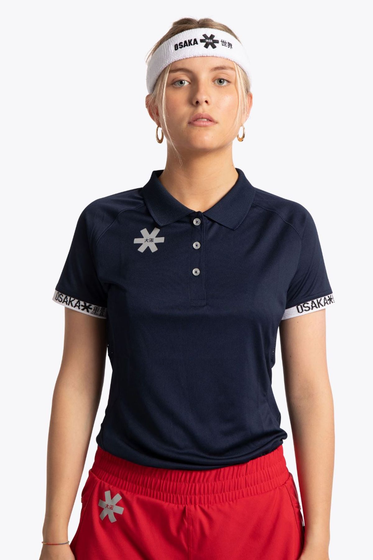 Osaka Women's Polo Jersey (Mørkeblå) - S