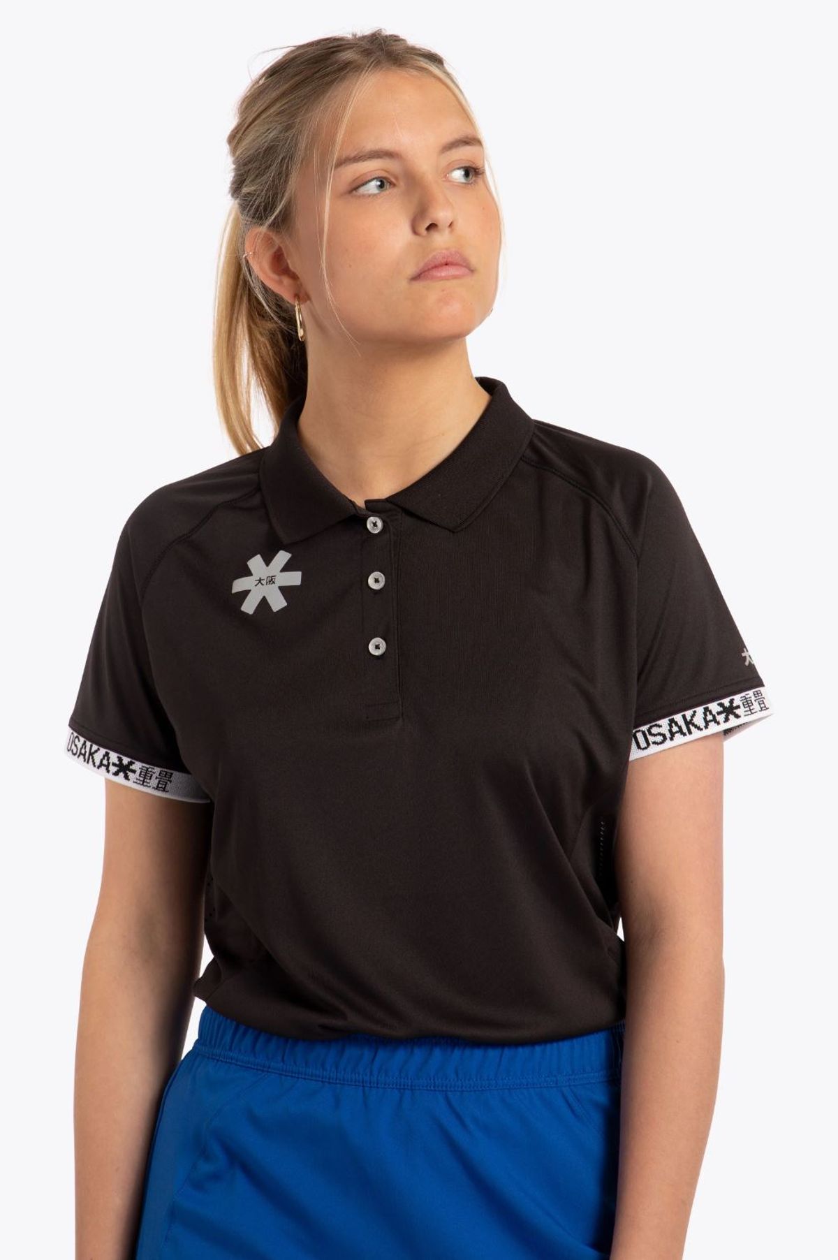 Osaka Women's Polo Jersey (Sort) - S