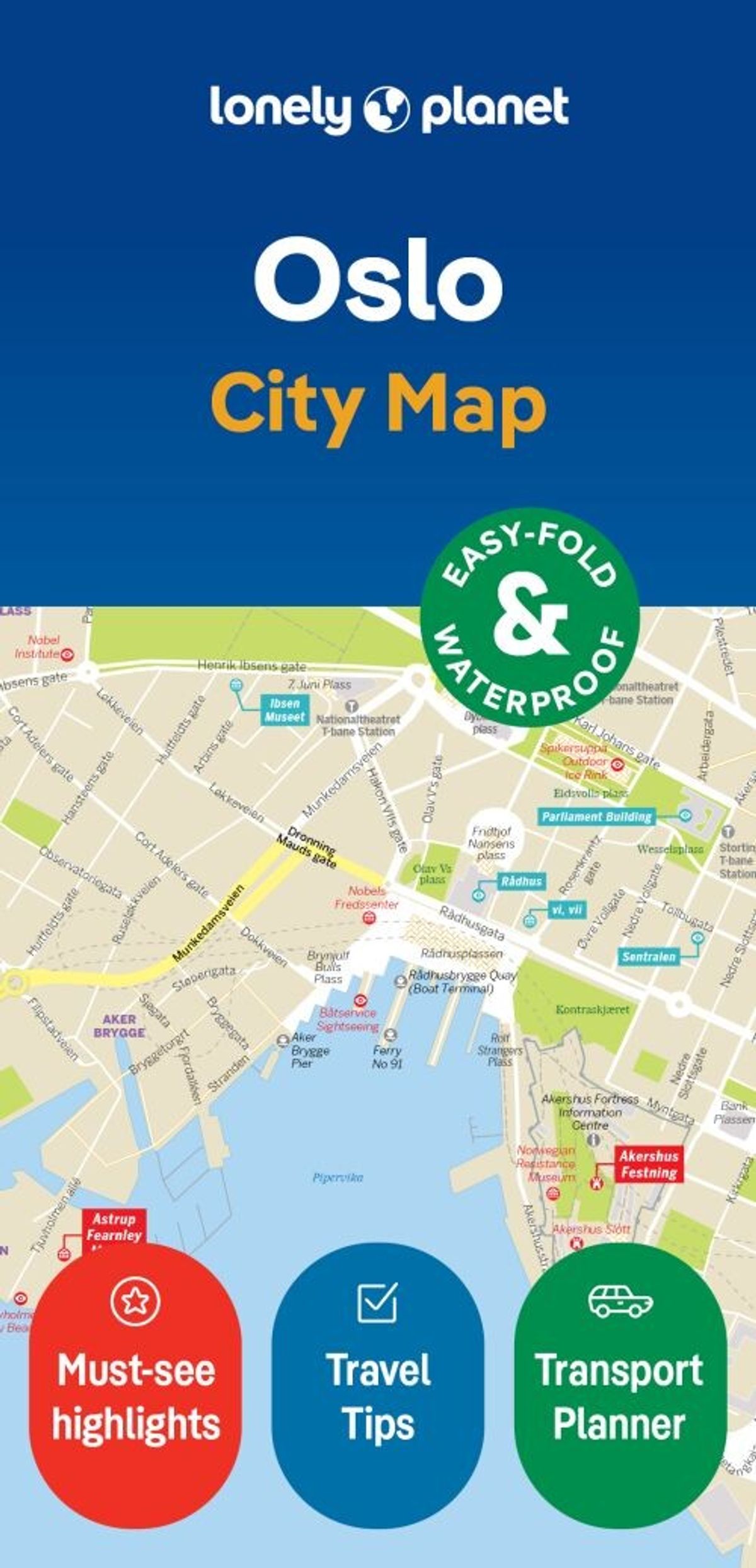 Oslo City Map - Diverse - English Book