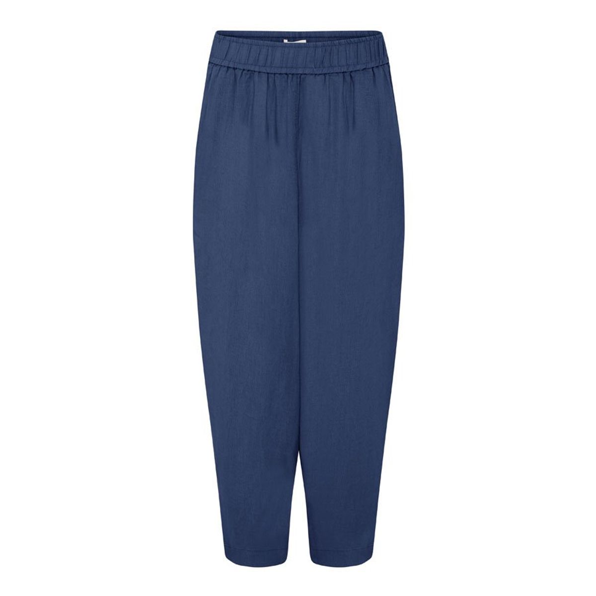 Oslo Linen Ankle Pant Deep Cobolt - M