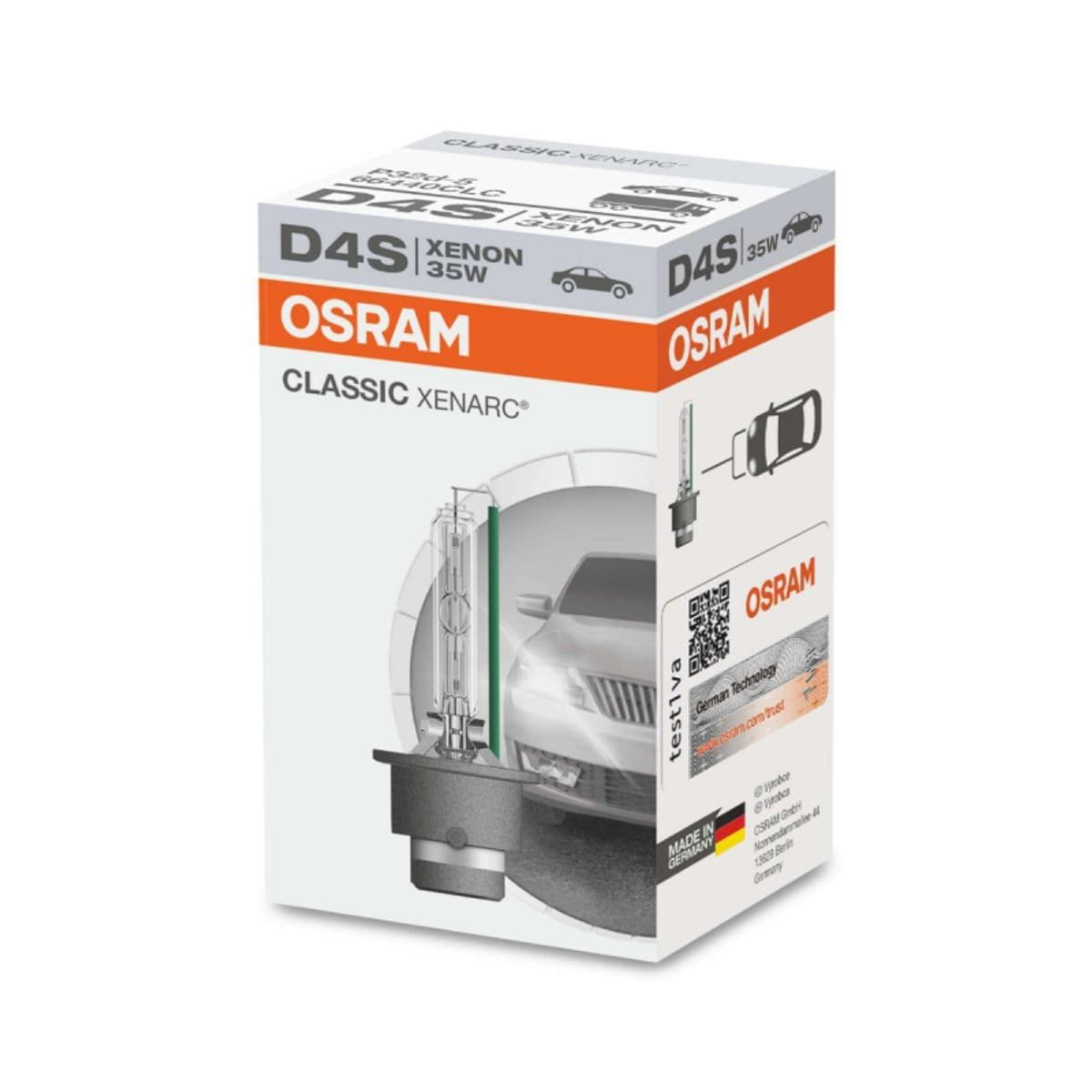 Osram D4S Classic Xenarc, Xenon pære (1 stk)