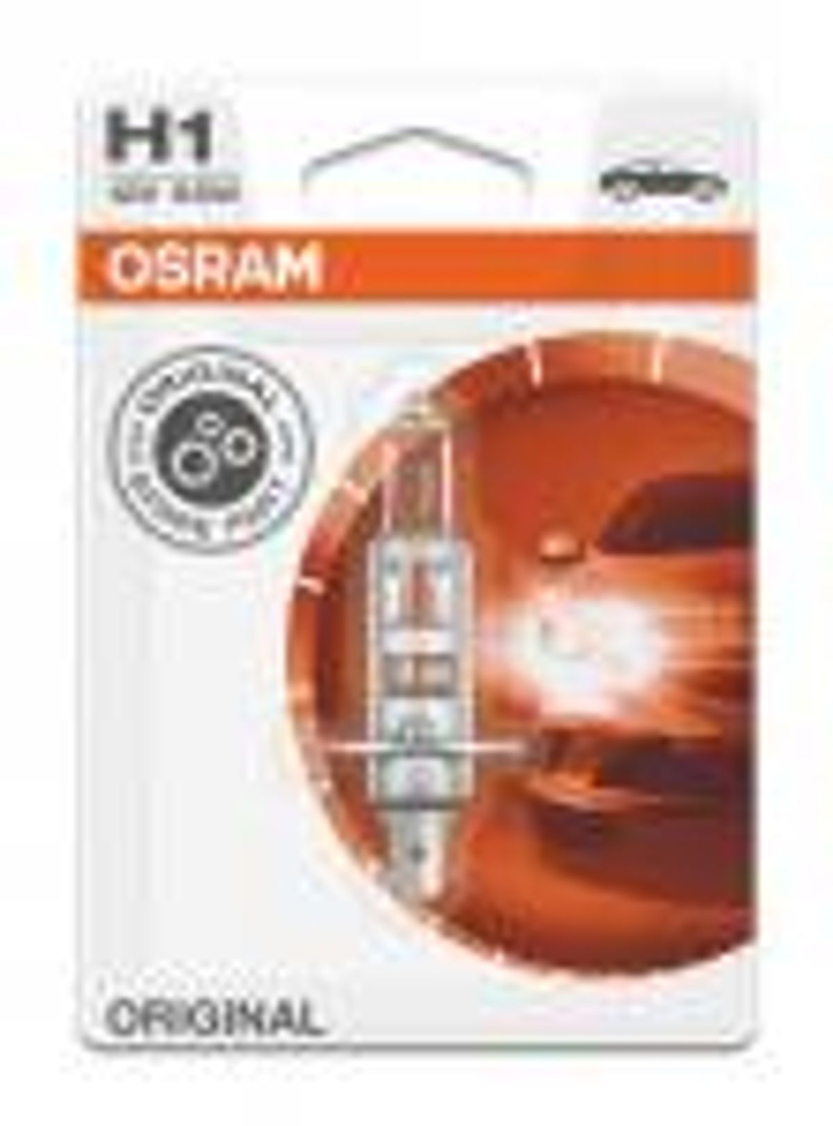 Osram H1 55W 12V P14,5S, forlygte autopære - 64150