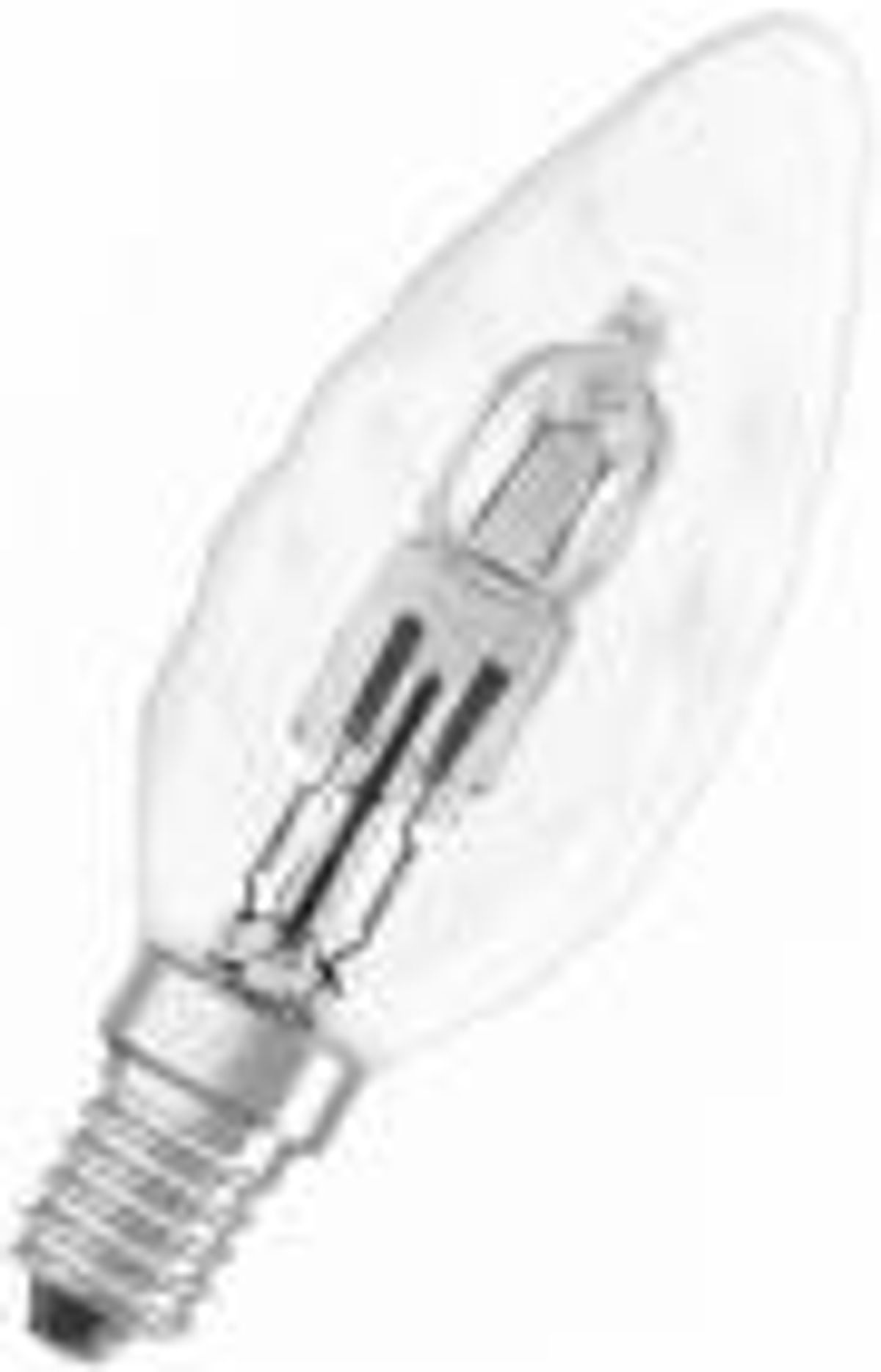 OSRAM HALOGEN ECO PRO KERTEPÆRE KRYSTAL 30W E14 230V - DÆMPBAR