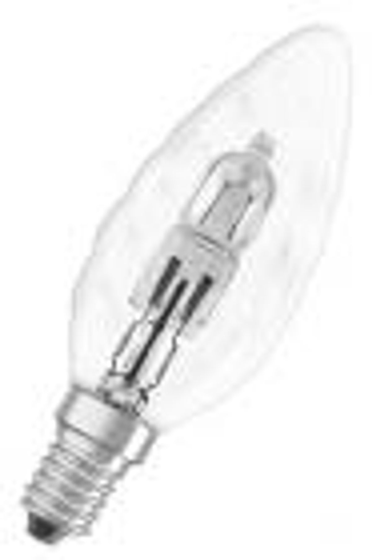 OSRAM HALOGEN ECO PRO KERTEPÆRE KRYSTAL 46W E14 230V - DÆMPBAR