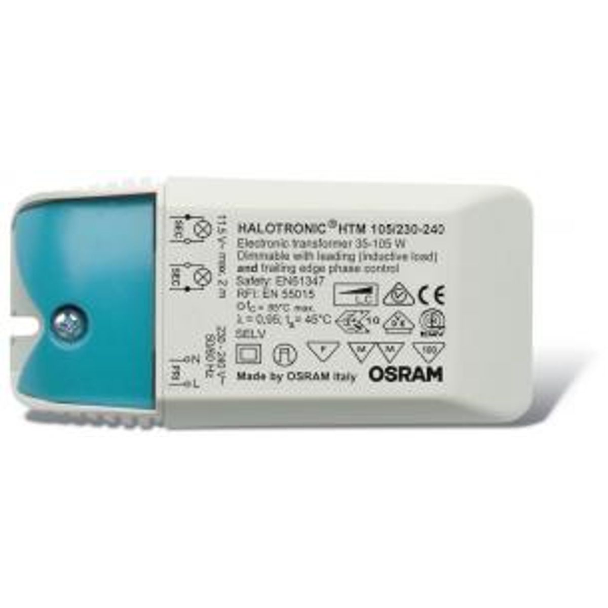 Osram htm105 elektronisk trafo 12v 35w-105w, trafo