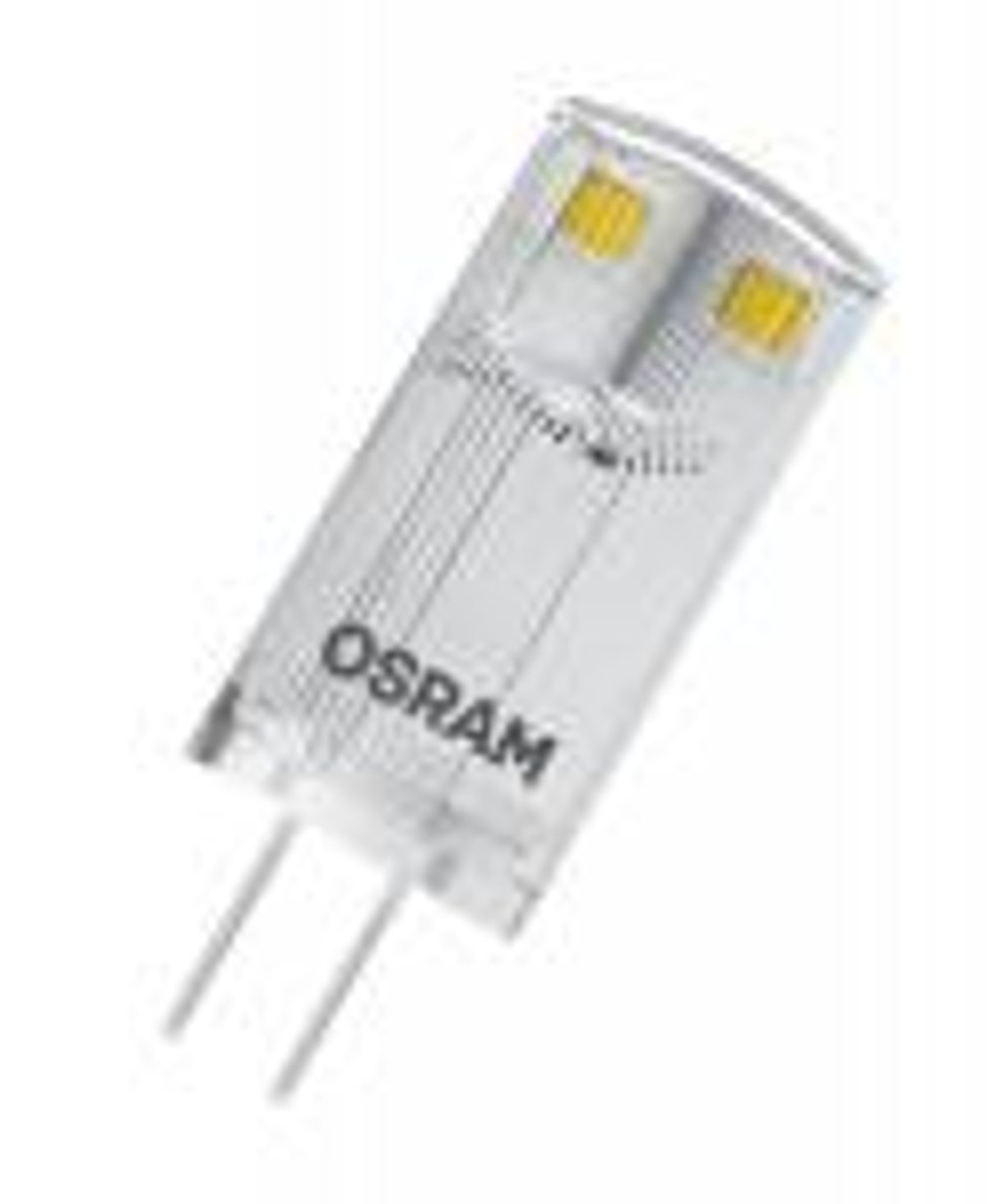 Osram LED Pin Parathom 0,9w/827, (100 lumen) G4 12v, ikke dæmpbar (=10w), stiftpære