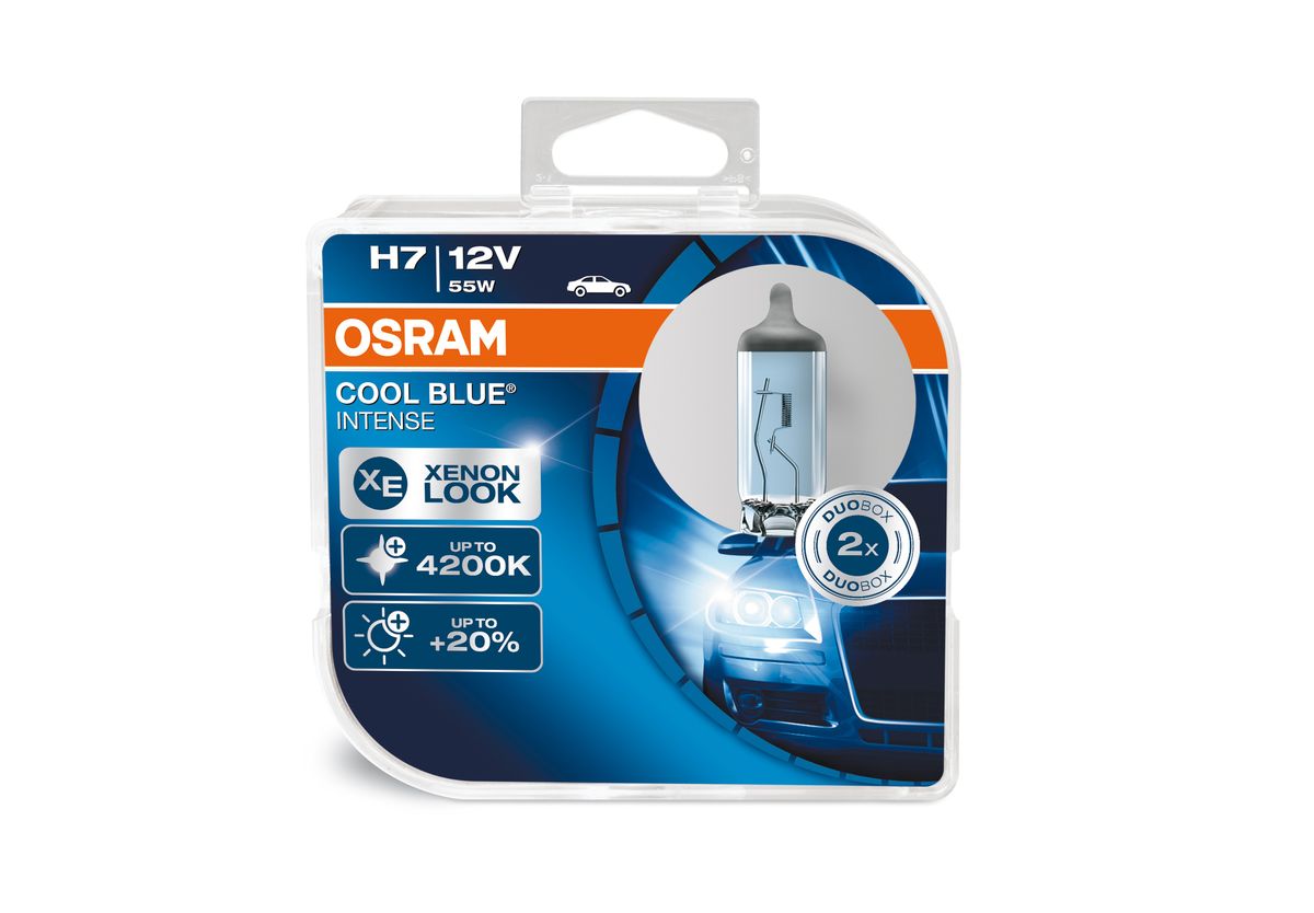 OSRAM Osram COOL BLUE INTENSE 12V H7 55W (2 stk.)