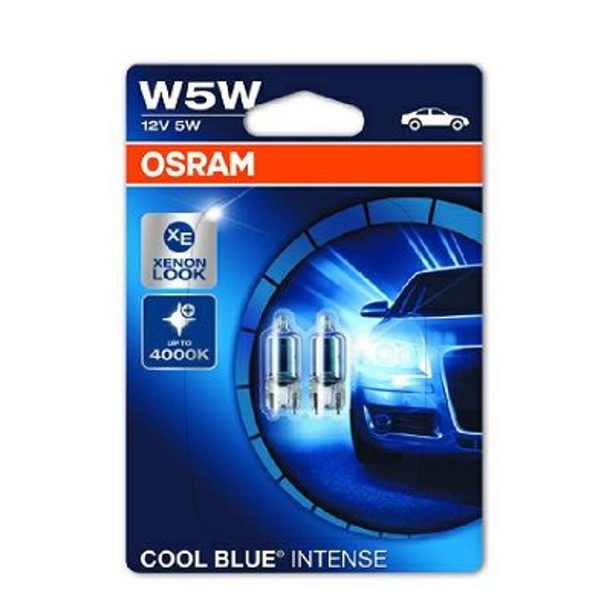 OSRAM Osram COOL BLUE INTENSE AUX 12V W5W W2.1X9.5D BLI2