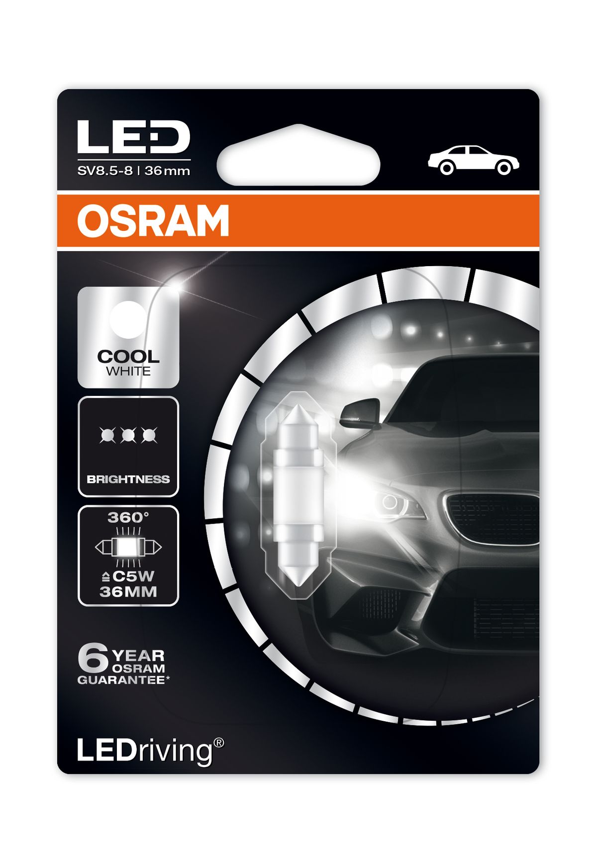 OSRAM Osram LED RETROFIT 12V PREMIUM C5W LED COOL WHITE 1W