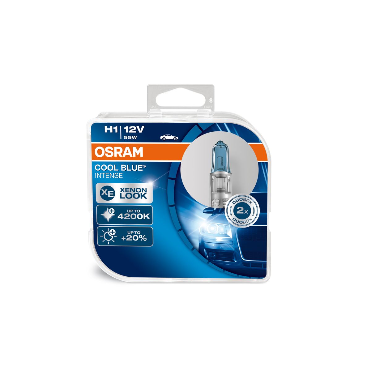 OSRAM Osram Osram H1 55W 12V CoolBlueIntense Osram (2 stk.)