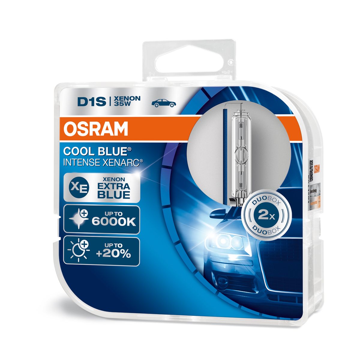 OSRAM Osram XENARC COOL BLUE INTENSE D1S 35W (2 stk.)