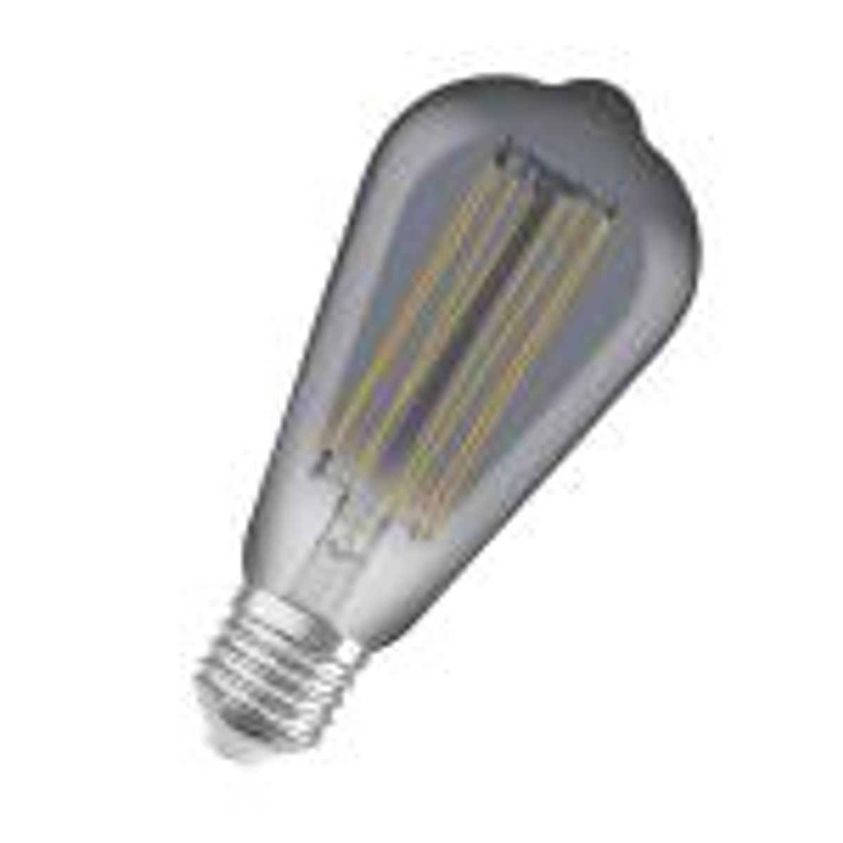 Osram vintage 1906 led edison smoke straight filament ultra tynd 500lm 11w/818 (42w) e27 dæmpbar